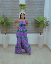 Load and play video in Gallery viewer, The Jamila Ankara or Pagne Africaine dress