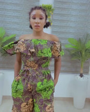 Load and play video in Gallery viewer, The Tega Ankara or Pagne Africaine two-piece set