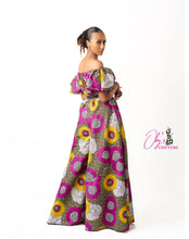 Load image into Gallery viewer, The Kambili Ankara or Pagne Africaine Jumpsuit (Without the belt)