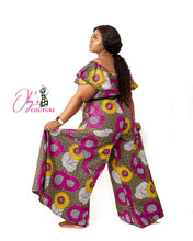 Load image into Gallery viewer, The Kambili Ankara or Pagne Africaine Jumpsuit (Without the belt)
