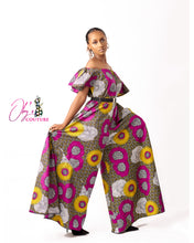 Load image into Gallery viewer, The Kambili Ankara or Pagne Africaine Jumpsuit (Without the belt)