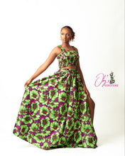 Load image into Gallery viewer, The Tomike Ankara or Pagne Africaine Skirt Set