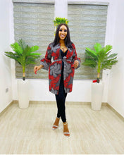 Load image into Gallery viewer, The Ama Ankara or Pagne Africaine Kimono