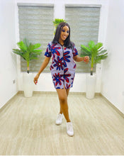 Load image into Gallery viewer, The Isoken Zipper Ankara or Pagne Africaine dress