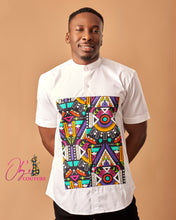 Load image into Gallery viewer, The Aniekan Ankara Vintage Shirt
