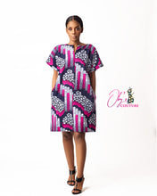 Load image into Gallery viewer, The Isioma Ankara or Pagne Africaine Dress
