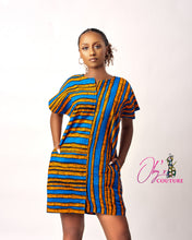 Load image into Gallery viewer, The Pelumi Ankara or Pagne Africaine Dress
