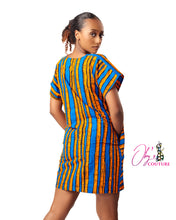 Load image into Gallery viewer, The Pelumi Ankara or Pagne Africaine Dress
