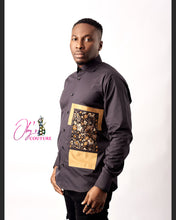 Load image into Gallery viewer, The Emenike Ankara Vintage shirt
