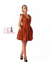 Load image into Gallery viewer, The Morayo Ankara or Pagne Africaine Dress
