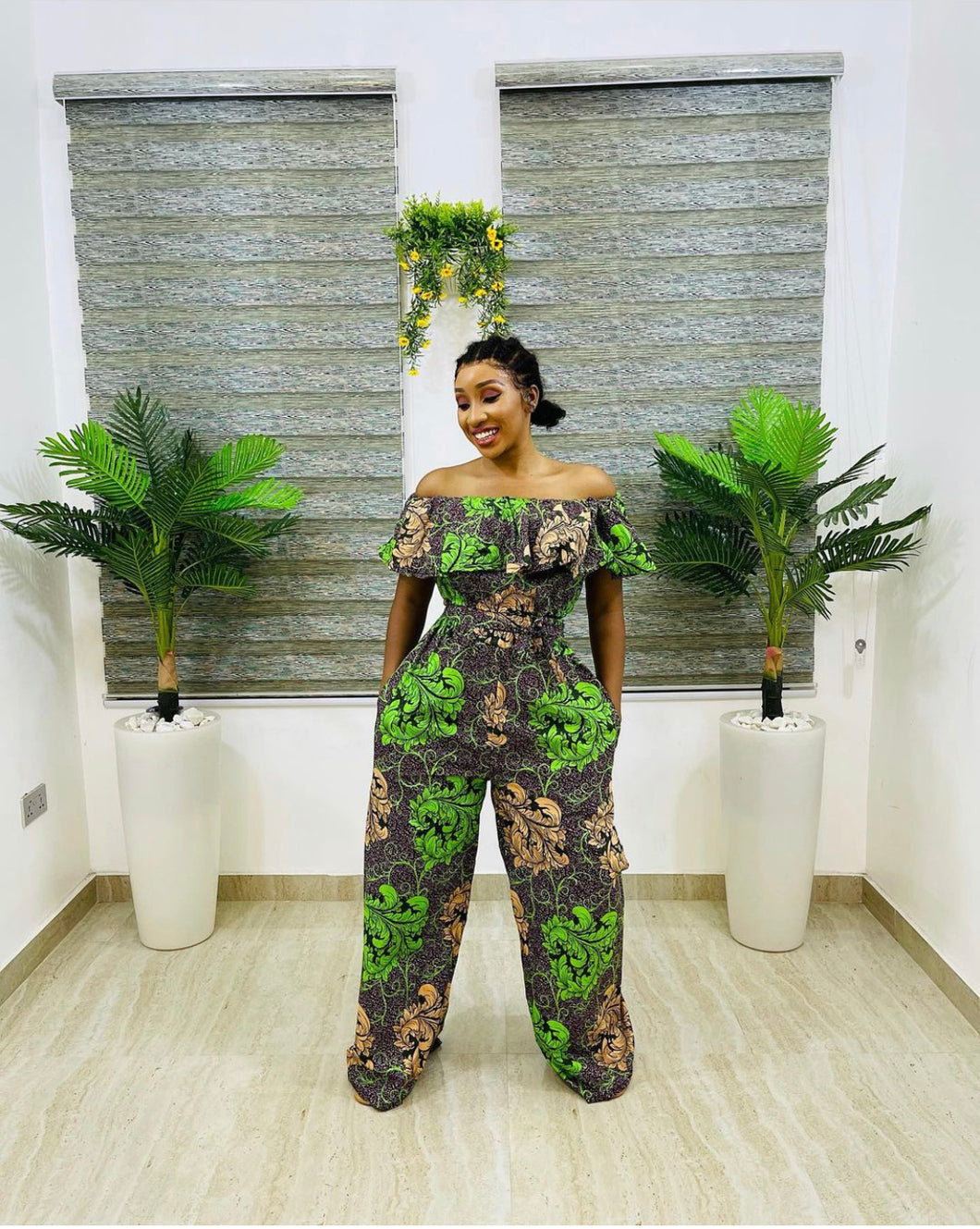 The Tega Ankara or Pagne Africaine two-piece set