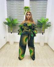 Load image into Gallery viewer, The Toyosi Two-piece Ankara or Pagne Africaine set
