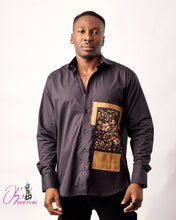 Load image into Gallery viewer, The Emenike Ankara Vintage shirt
